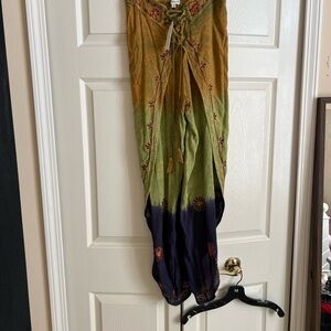 New Bohemian embroidered pants